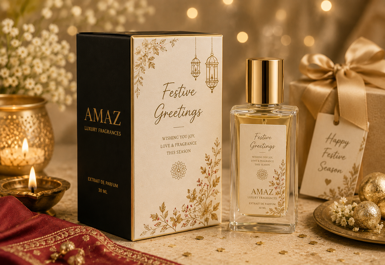 Festive personalised packaging